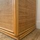 Vintage bamboo and rattan sideboard