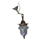 Bronze pendant light from 1970