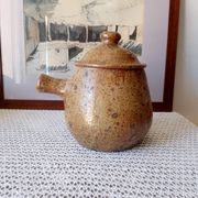 Service à soupe vintage en grès pyrité