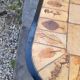 Coffee table signed Roger Capron model Garrigue