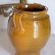 Glazed terracotta grease pot / jar