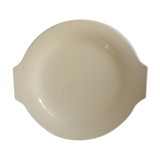 Plat Longwy de couleur crème