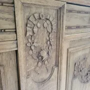 Buffet very storage furniture French style Louis XVI marble top