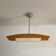 Designer wood and glass chandelier from the 2000s