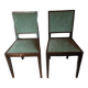 Set of two art deco chairs.