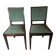 Set of two art deco chairs.