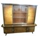 XL vintage wooden display cabinet/buffet/wall unit