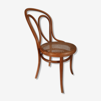 Wooden bistro chair turned thonet