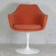 Tulip swivel armchair, Signed Knoll, Eero Saarinen, USA, circa 1960.