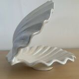 Vintage iridescent ceramic shell emptier