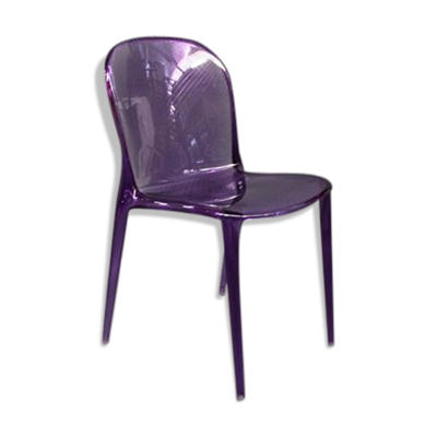 Purple Thalya chair by Patrick Jouin for Kartell