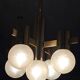 Brass globe chandelier by Hans Agne Jakobsson from the 1960s