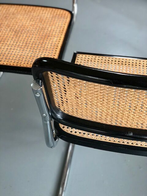 Pair of chairs Cesca B32 Marcel Breuer