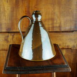 Conical pitcher with brown glaze - folk art - early twentieth century