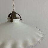 Opaline pendant light, vintage lighting