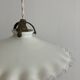 Opaline pendant light, vintage lighting