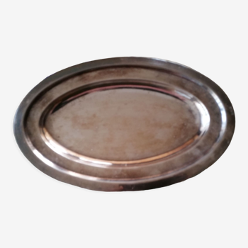 Oval silver dish