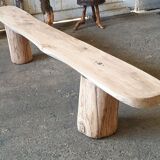 Pair of vintage farm bench