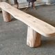 Pair of vintage farm bench