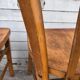 (Lot) 4 Honey Bistro Chairs