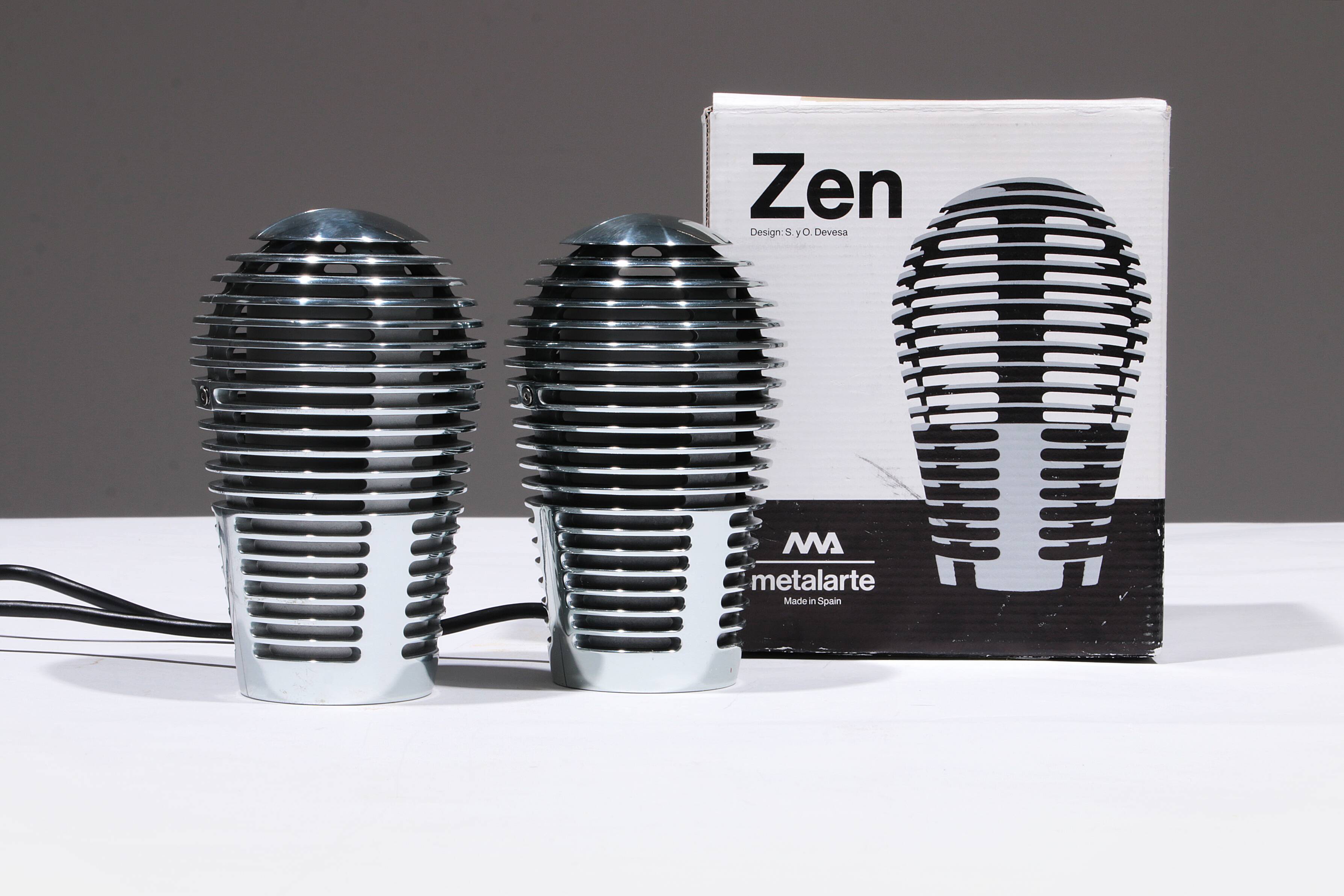Metalarte Zen Table lamp by Sergi & Oscar Devesa, 1984