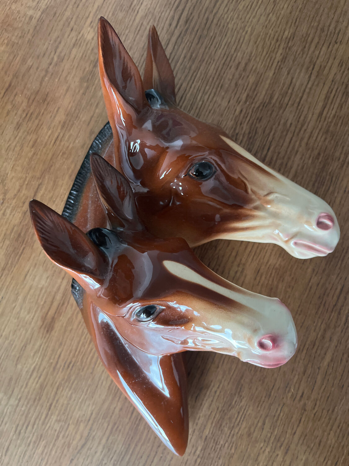 Ceramic wall decoration horses, Hema Holland