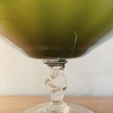 Empoli glass bonbonnière 60s-70s