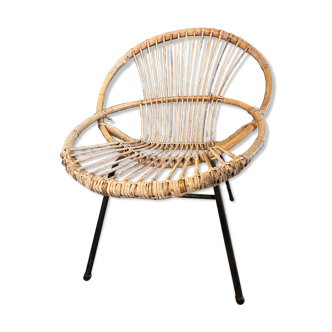 Wicker armchair