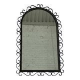 Vintage wrought iron mirror