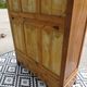 Large antique wardrobe in solid walnut