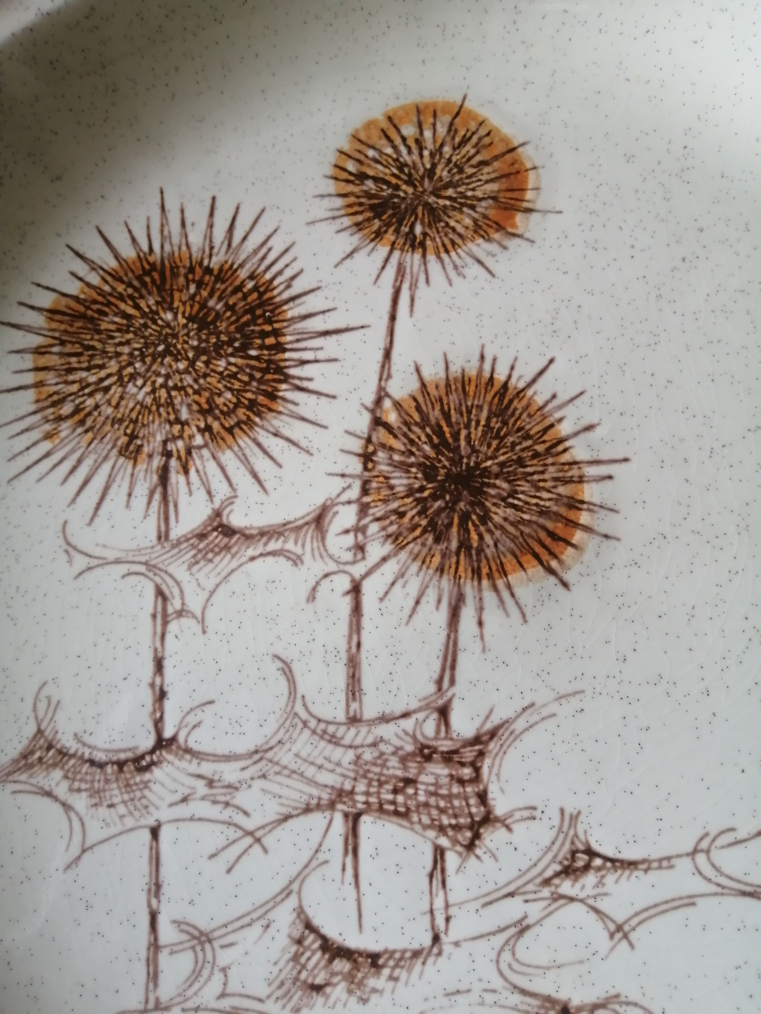 Sarreguemines sandstone dish