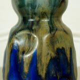 Glazed ceramic space age vase