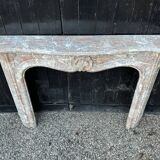 Regency Fireplace in Grey Ardennes Marble, 18th Century