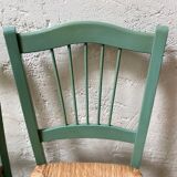 Set of 2 wooden chairs