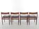 Suite of 4 Scandinavian teak chairs model 39