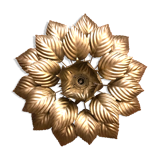 Flower/golden leaf ceiling