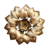 Flower/golden leaf ceiling