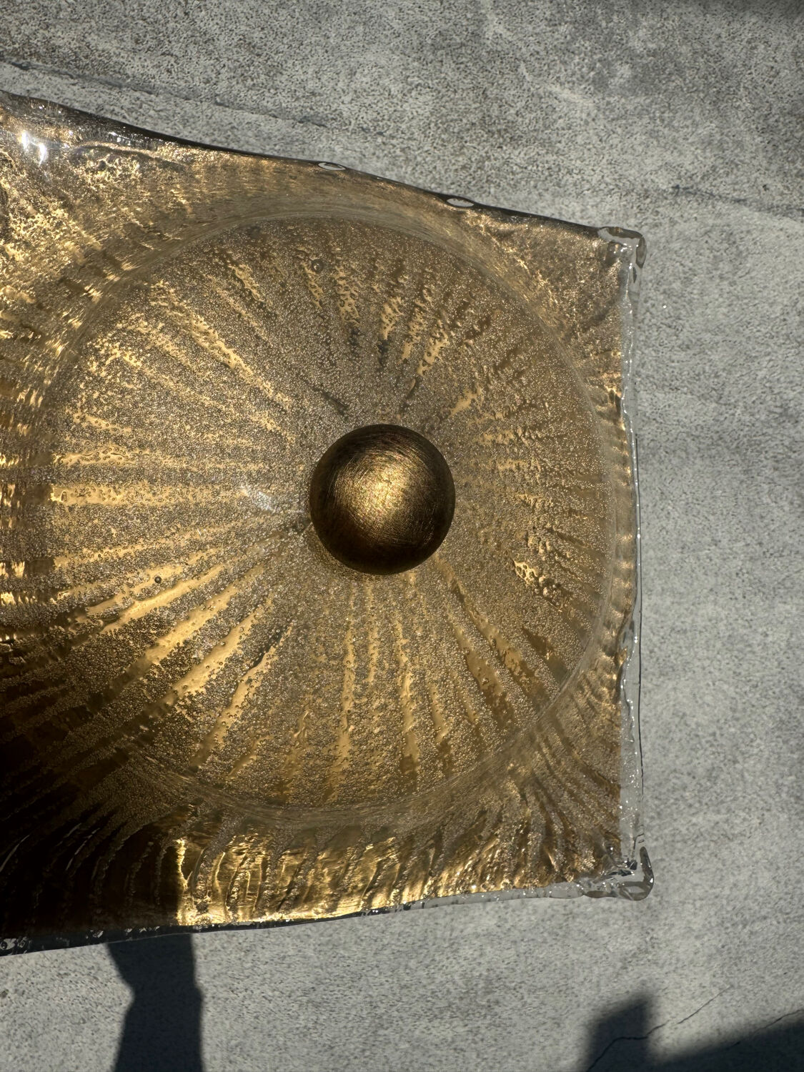 Murano glass wall sconce from the 1970s