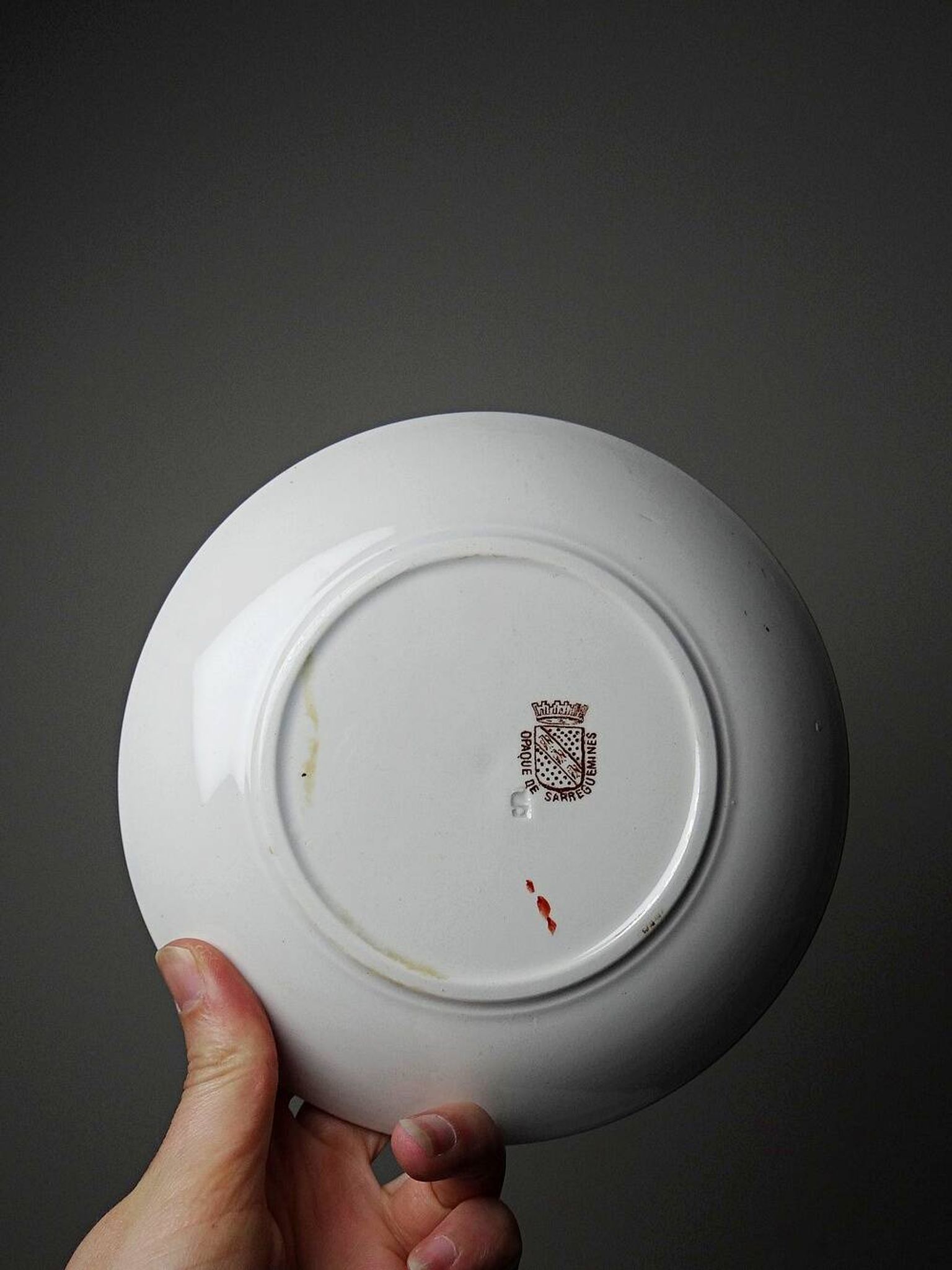 Sarreguemines tea service - Kyoto - antique 5 cups 6 saucers in Japanese style