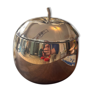 Seau à glaçon pomme en métal