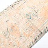 3x12 pale orange herki runner rug 99x380cm