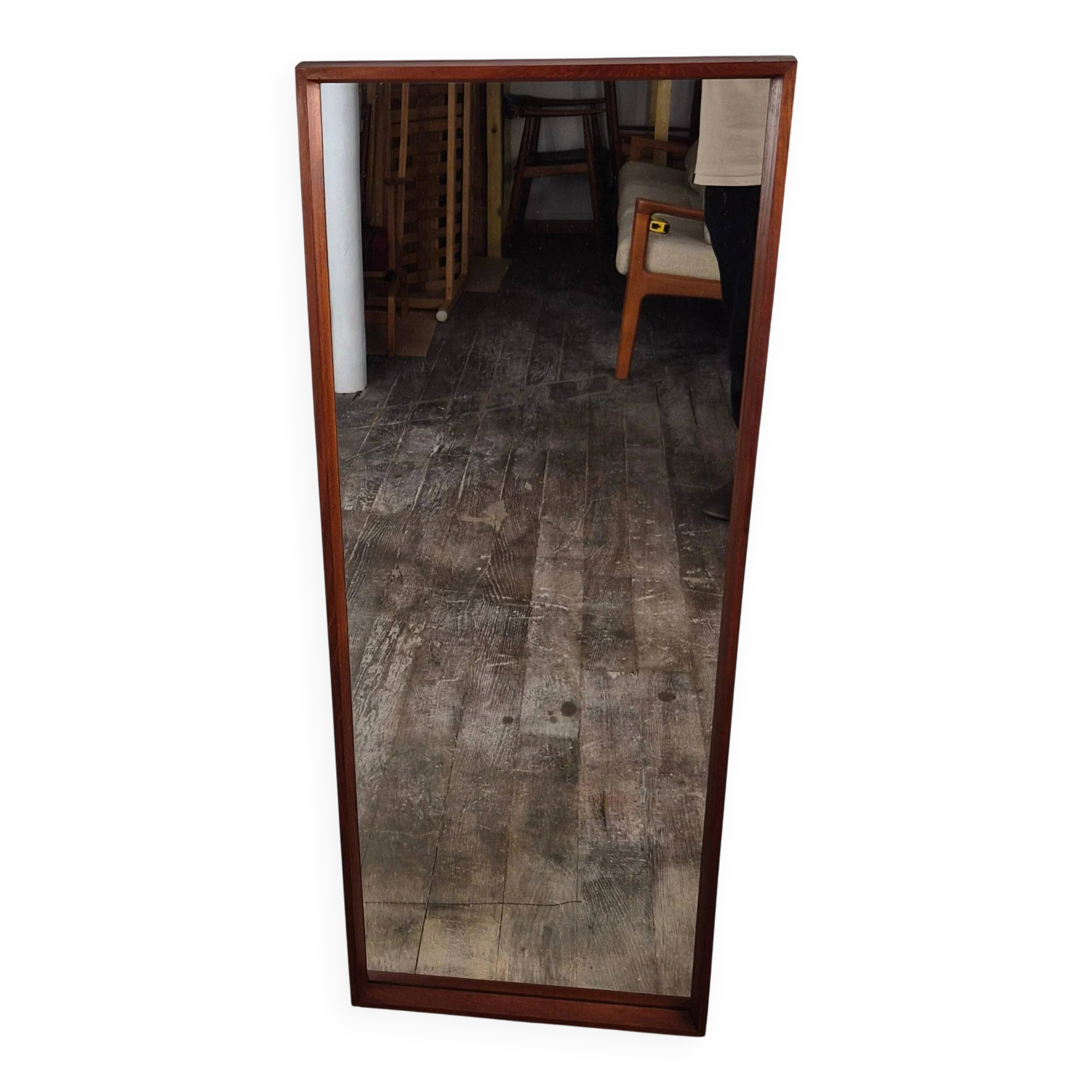 Teak-framed mirror, Denmark, 1960