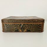 Old art deco biscuit box from the 1920s