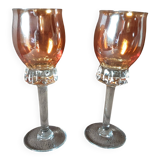 Set of 2 original stemmed glasses