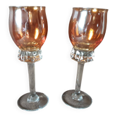 Set of 2 original stemmed glasses