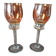 Set of 2 original stemmed glasses