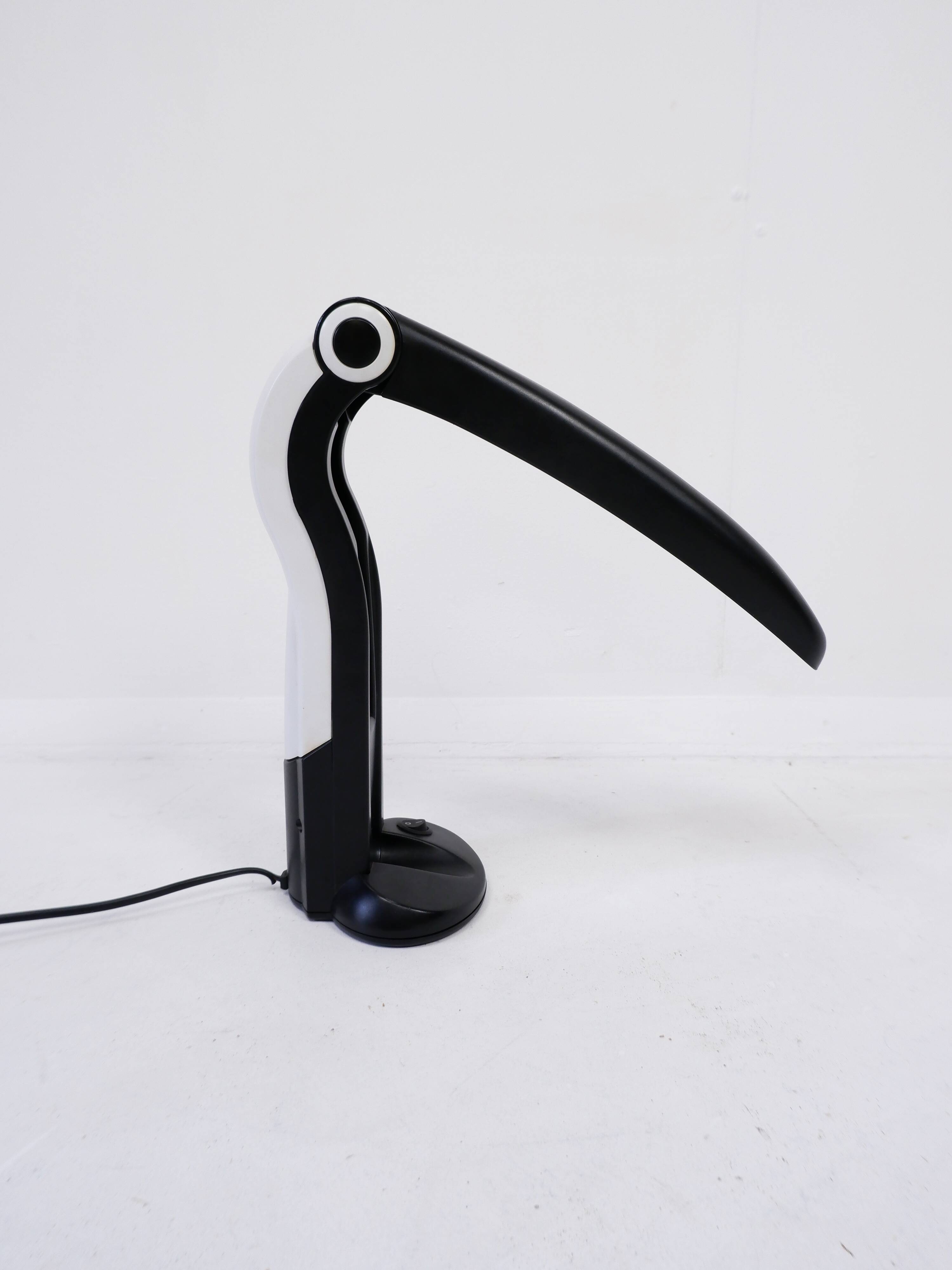 Toucan table lamp by HT Huang, 1980s