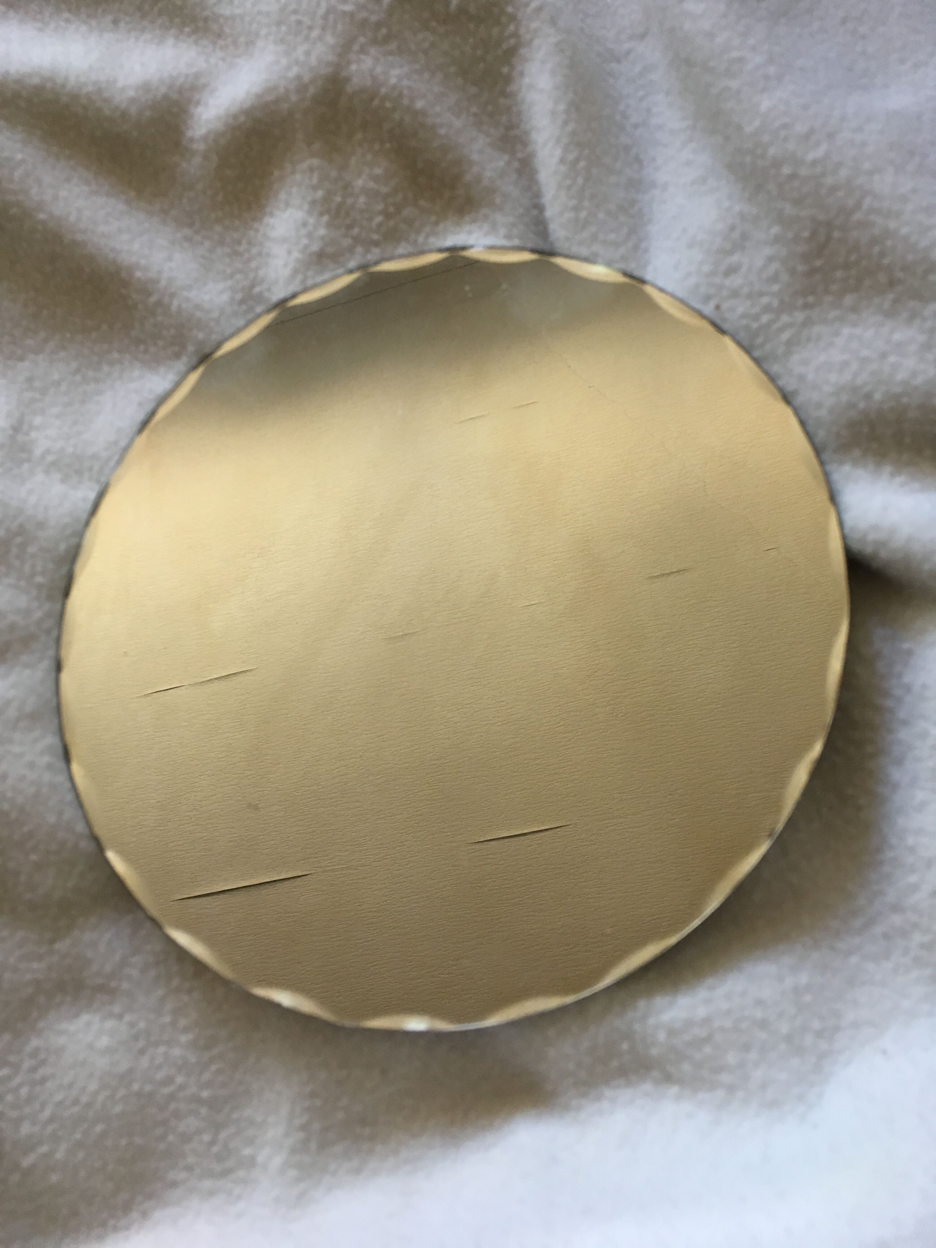 Beveled round mirror 20cm