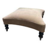 Velvet pouf