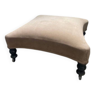 Velvet pouf